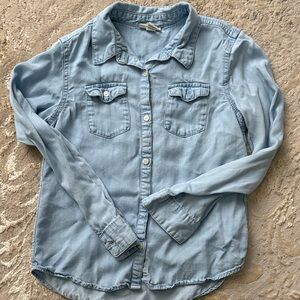 Cherokee Light Blue Button Down Shirt for Kids